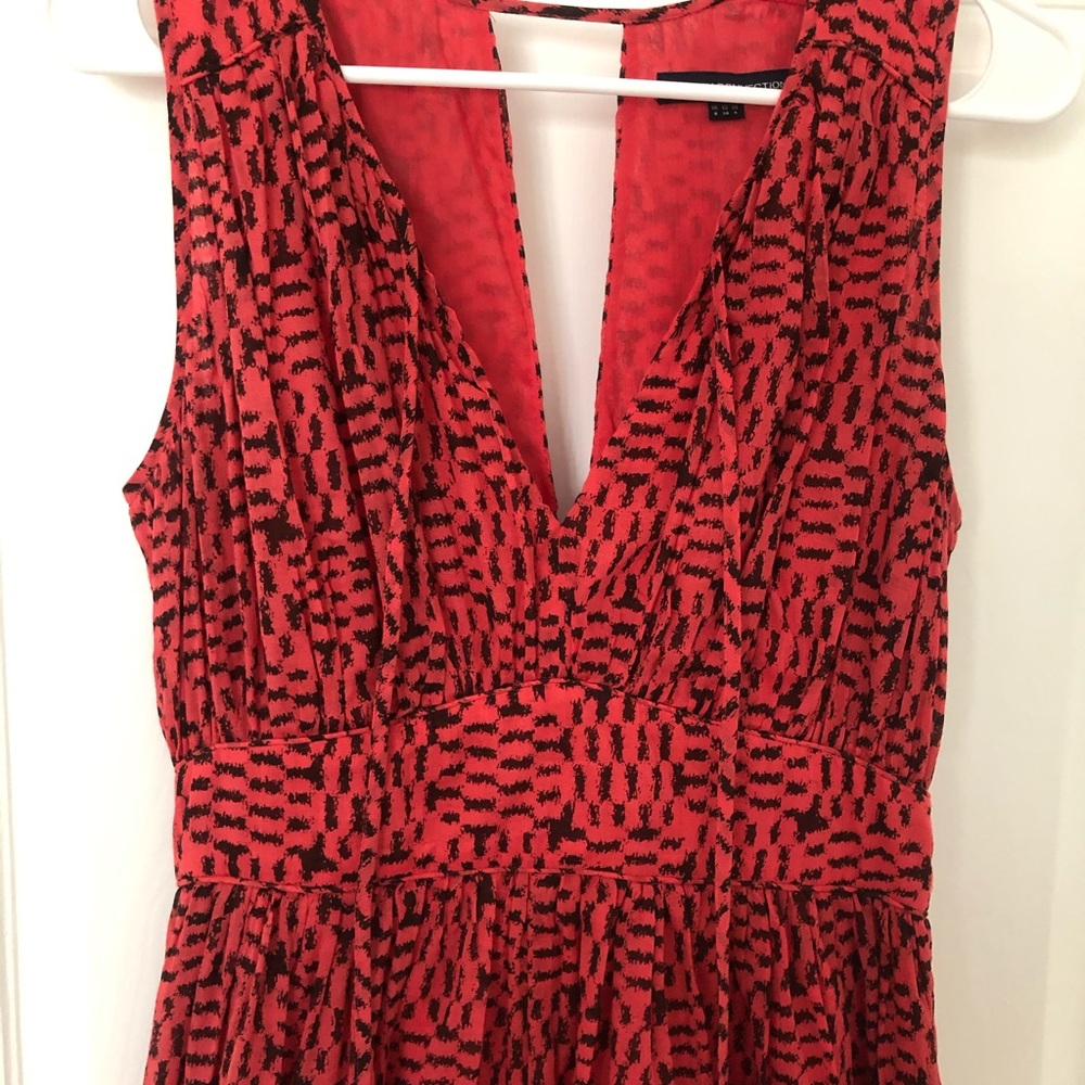 French Connection Red Printed Dress, 4